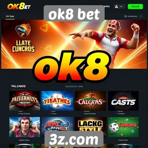 ok8 bet oferece opções de jogos variados