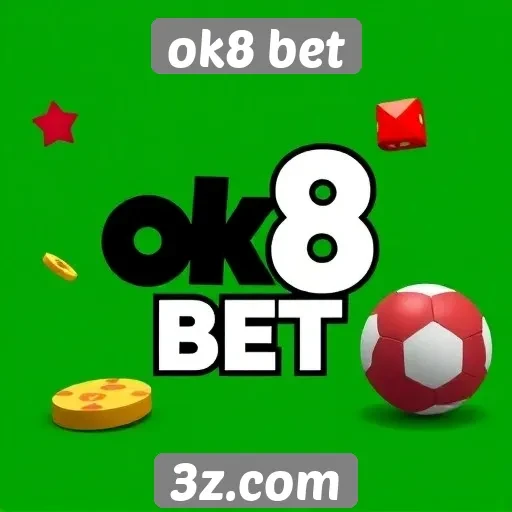 Variedade de jogos disponíveis na ok8 bet